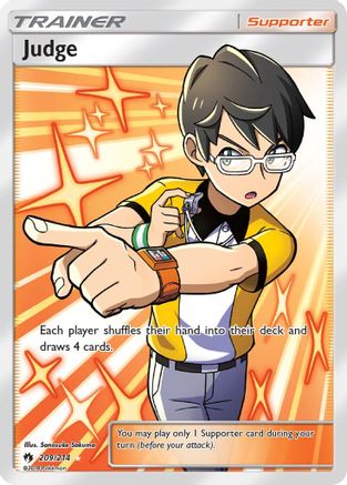 Judge (Full Art) 209 - Holofoil SM Lost Thunder - Ultra Rare