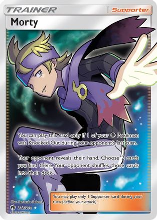 Morty (Full Art) - Holofoil SM Lost Thunder - Ultra Rare