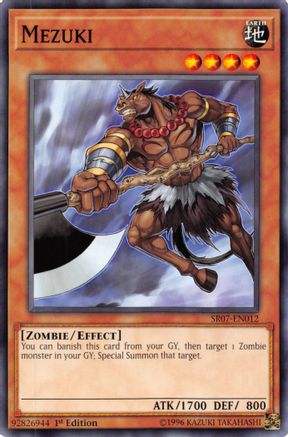 Mezuki (SR07-EN012) - Structure Deck: Zombie Horde 1st Edition