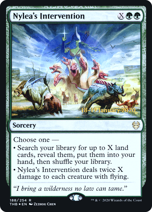 Nylea's Intervention (PRE-188) - Theros Beyond Death Promos Foil