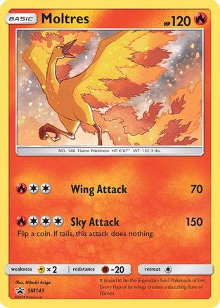 Moltres - SM143 - Holofoil SM Promos - Promo