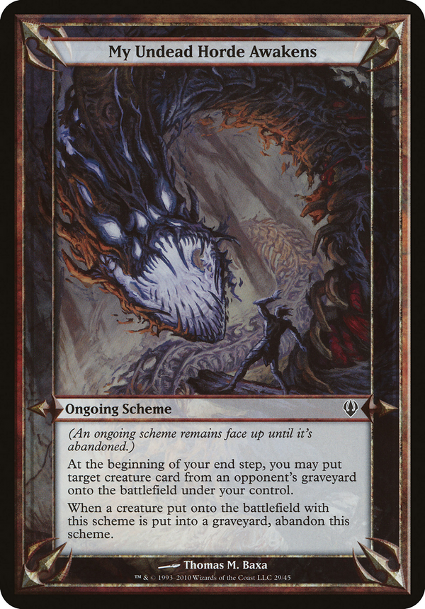 My Undead Horde Awakens (Archenemy) (OVER-) - Archenemy Schemes