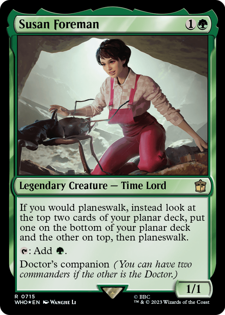 Susan Foreman (Surge Foil) (WHO-715) - Doctor Who Foil