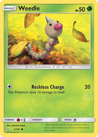 Weedle (3)/181 SM Team Up - Common