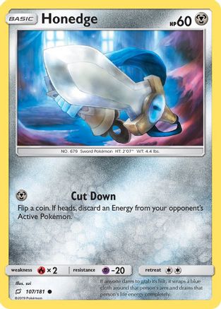 Honedge - Reverse Holofoil SM Team Up - Common