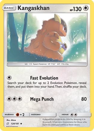 Kangaskhan/181 - Reverse Holofoil SM Team Up - Uncommon