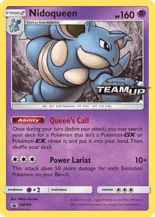 Nidoqueen (Prerelease) SM160 - Holofoil SM Promos - Promo