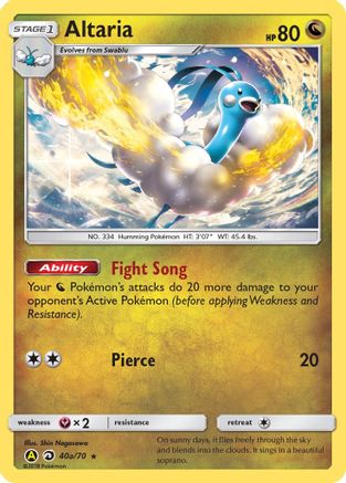 Altaria - 40a/70/70 - Holofoil Alternate Art Promos - Promo