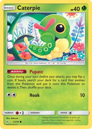 Caterpie 002 SM Unbroken Bonds - Common