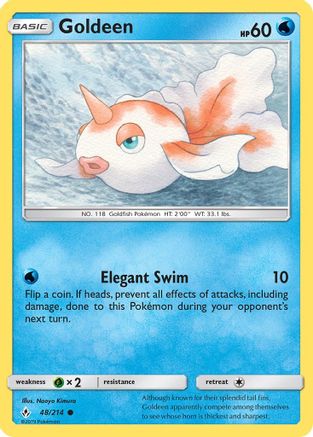 Goldeen - Reverse Holofoil SM Unbroken Bonds - Common