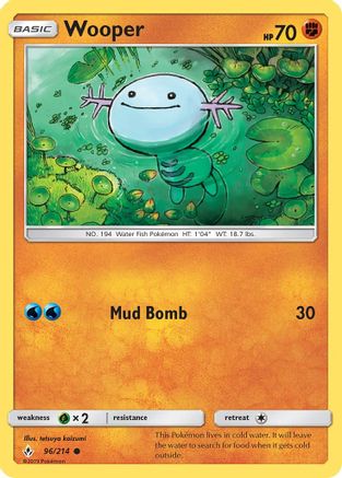 Wooper 096 SM Unbroken Bonds - Common