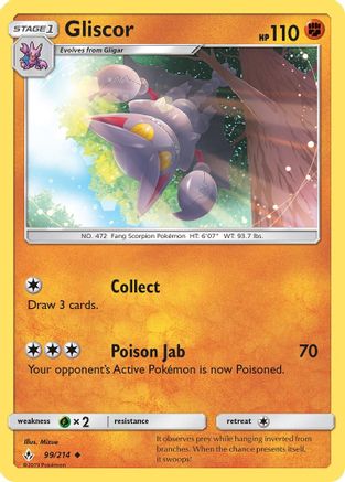 Gliscor SM Unbroken Bonds - Uncommon