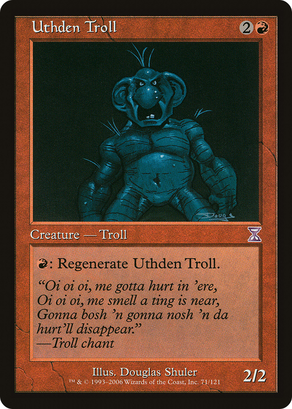 Uthden Troll (TSB-071) - Time Spiral Timeshifted Foil
