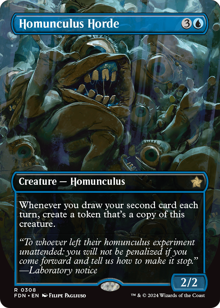 Homunculus Horde (Borderless) (FDN-308) - Foundations