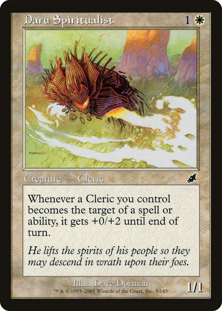 Daru Spiritualist (SCG-005) - Scourge Foil
