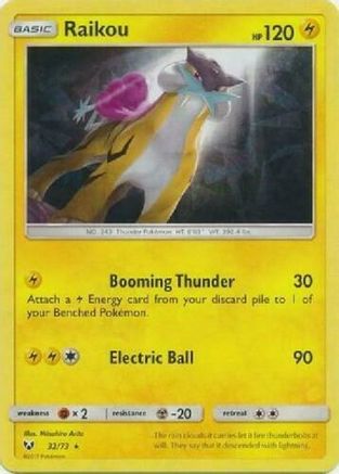 Raikou (Let's Play, Pikachu!) 032/73 - Holofoil Deck Exclusives - Holo Rare