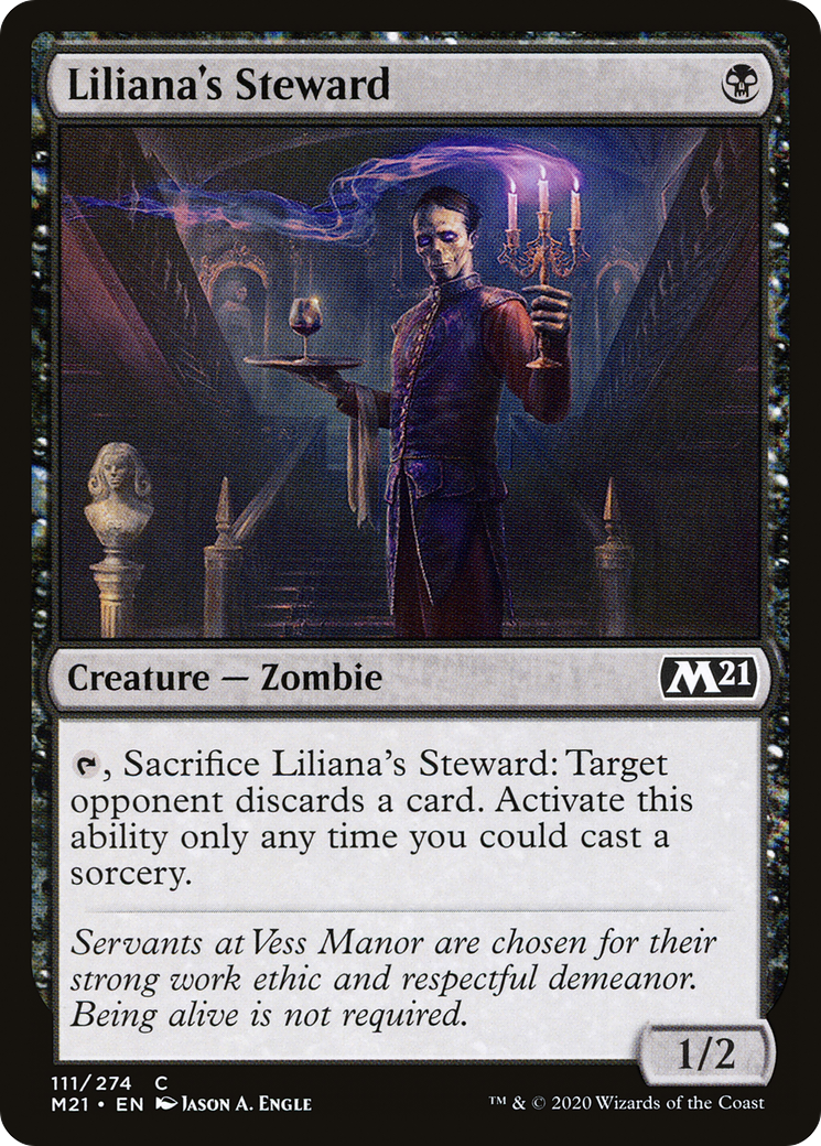 Liliana's Steward (M21-111) - Core Set 2021 Foil