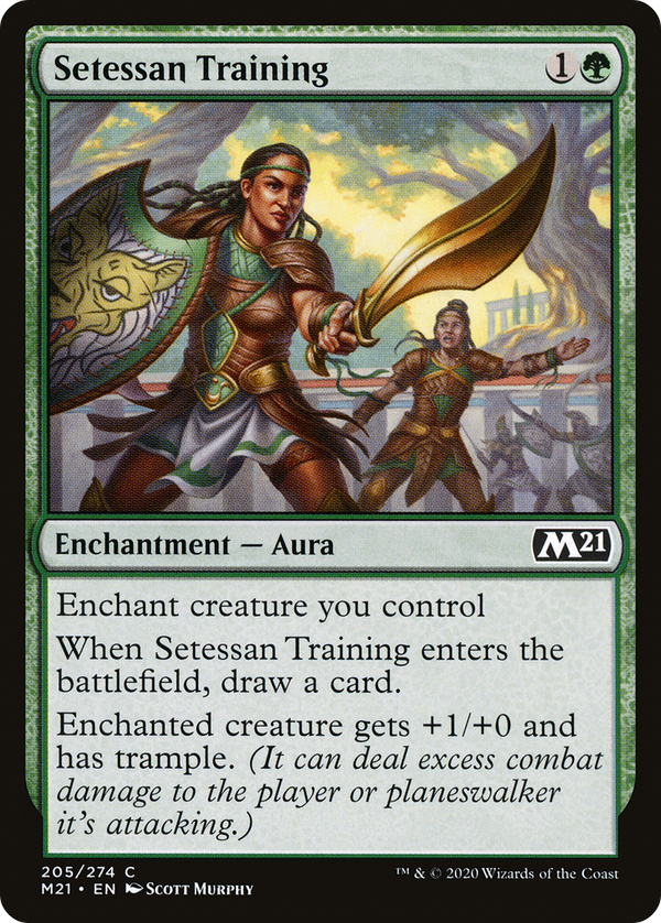 Setessan Training (M21-205) - Core Set 2021 Foil