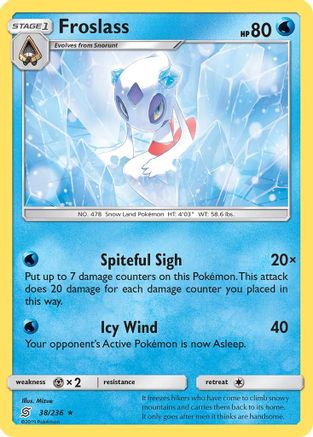 Froslass/236 - Reverse Holofoil SM Unified Minds - Holo Rare