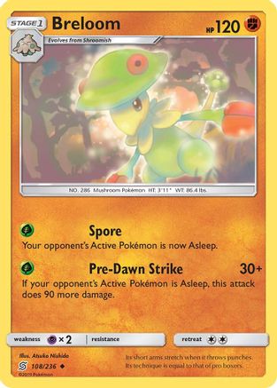 Breloom 108 SM Unified Minds - Uncommon