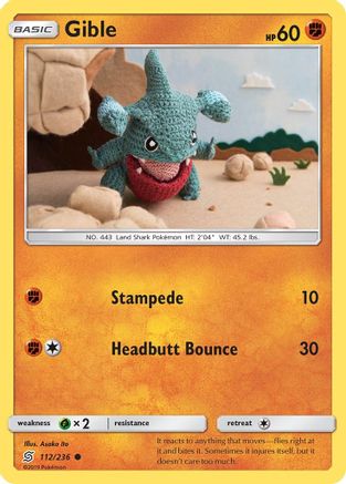 Gible 112 SM Unified Minds - Common