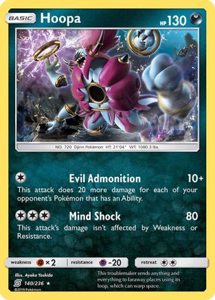 Hoopa/236 - Holofoil SM Unified Minds - Holo Rare