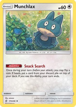 Munchlax 173 SM Unified Minds - Uncommon