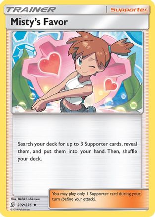 Misty's Favor 202 SM Unified Minds - Uncommon