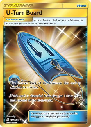 U-Turn Board (Secret) - Holofoil SM Unified Minds - Secret Rare