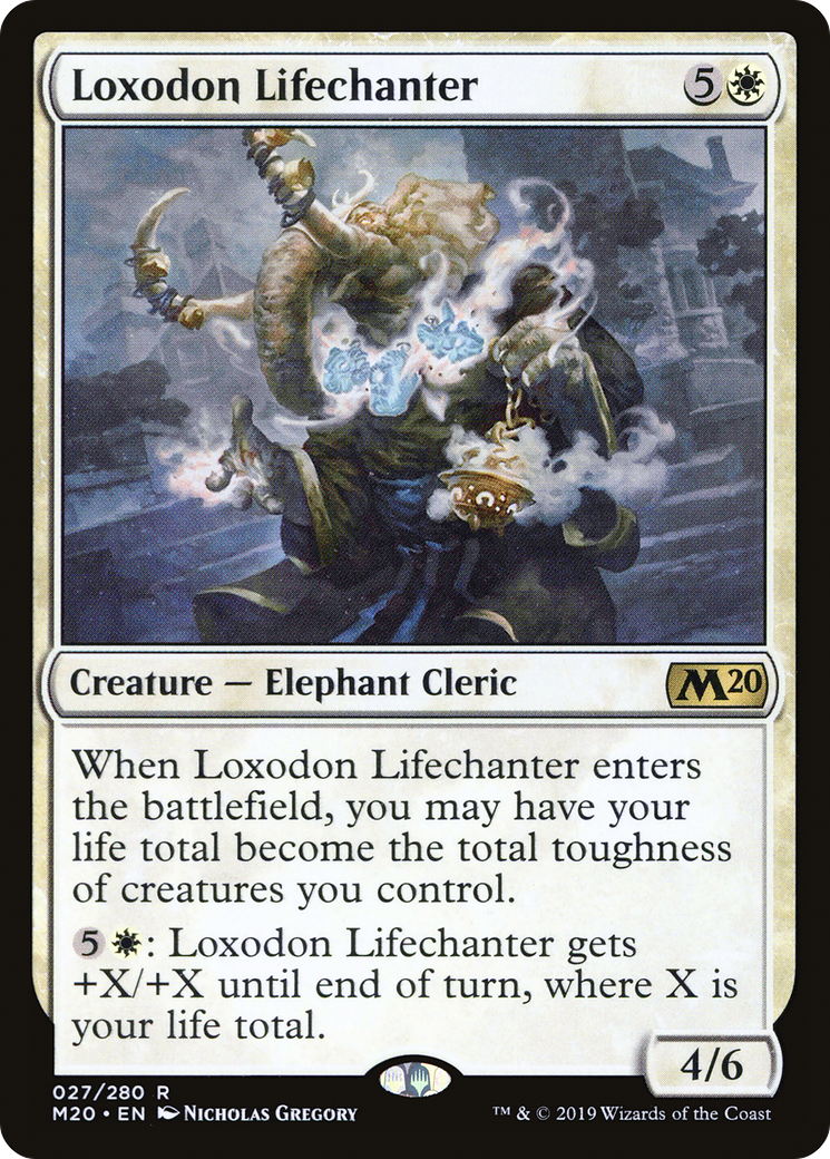 Loxodon Lifechanter (M20-027) - Core Set 2020