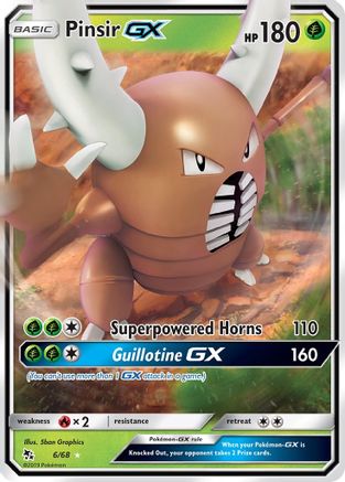 Pinsir GX 006 - Holofoil Hidden Fates - Ultra Rare