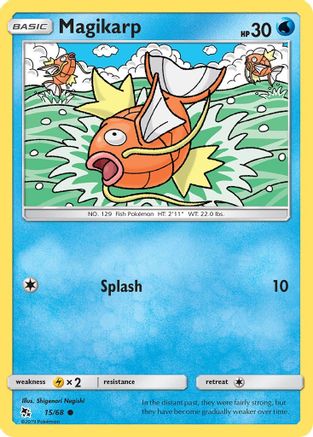Magikarp 015 - Reverse Holofoil Hidden Fates - Common