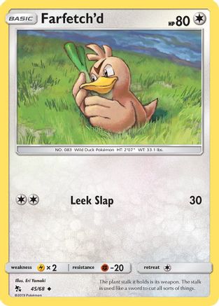 Farfetch'd 045 Hidden Fates - Uncommon