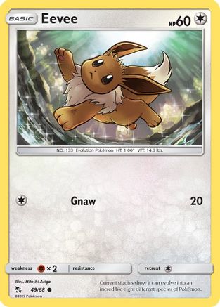 Eevee (49) (49) 049 Hidden Fates - Common