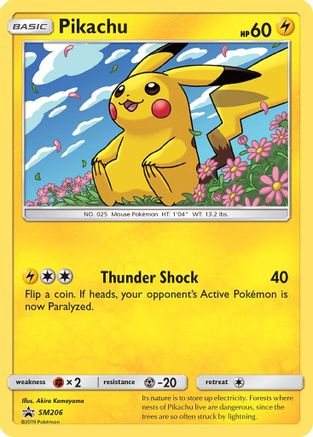 Pikachu SM206 - Holofoil SM Promos - Promo