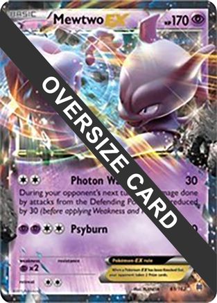 Mewtwo EX - 61/162/162 - Holofoil Jumbo Cards - Promo