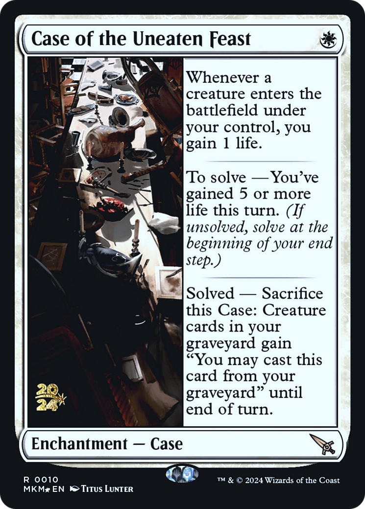 Case of the Uneaten Feast (PRE-010) - Murders at Karlov Manor Promos Foil