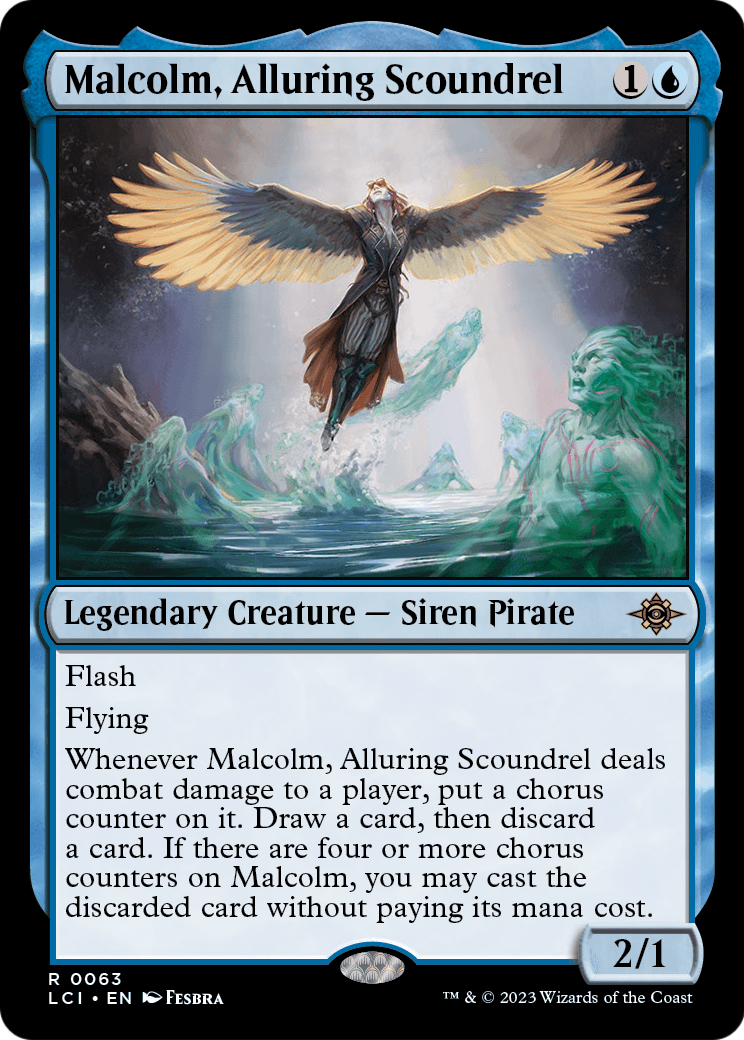 Malcolm, Alluring Scoundrel (LCI-063) - The Lost Caverns of Ixalan Foil