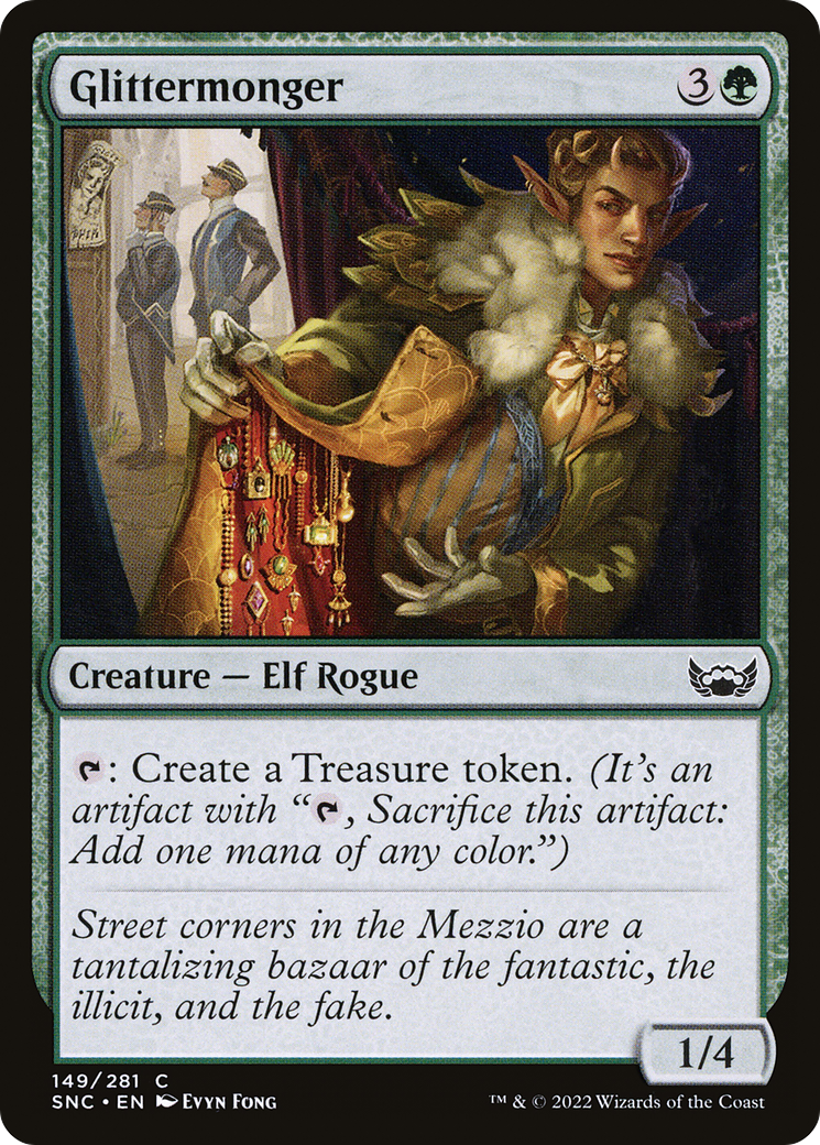 Glittermonger (SNC-149) - Streets of New Capenna Foil