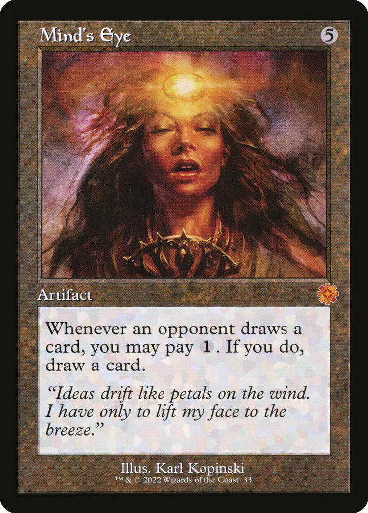 Mind's Eye (BRR-033) - The Brothers' War Retro Artifacts Foil