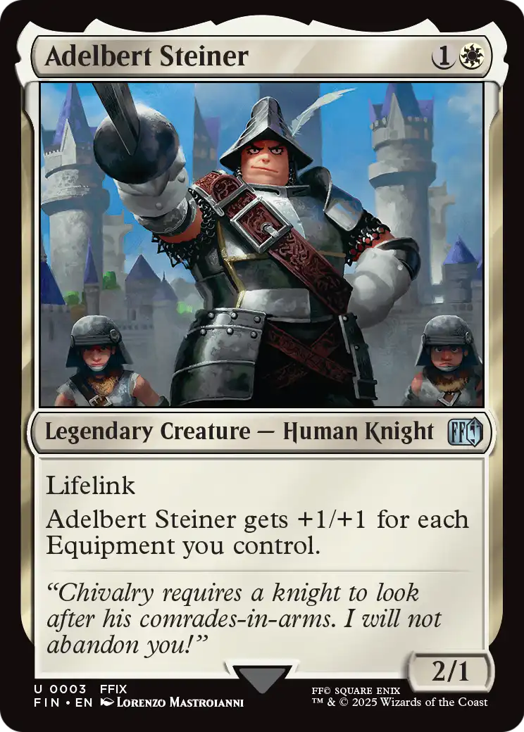 Adelbert Steiner (FIN-003) - FINAL FANTASY