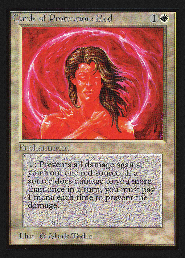 Circle of Protection: Red (CE) (CED-) - Collectors' Edition