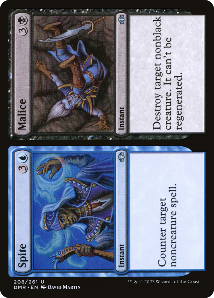 Spite // Malice (DMR-208) - Dominaria Remastered