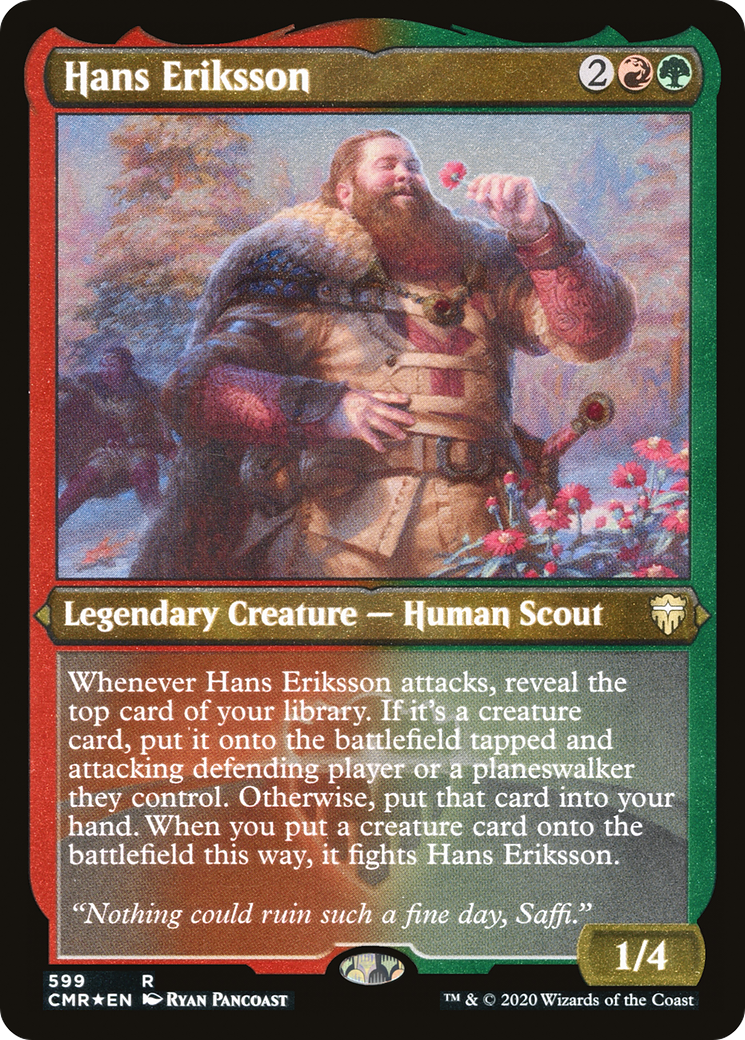 Hans Eriksson (Foil Etched) (CMR-599) - Commander Legends Foil