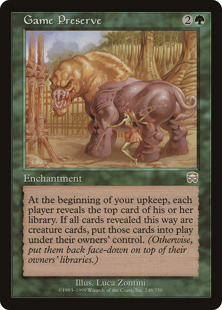 Game Preserve (MMQ-248) - Mercadian Masques Foil