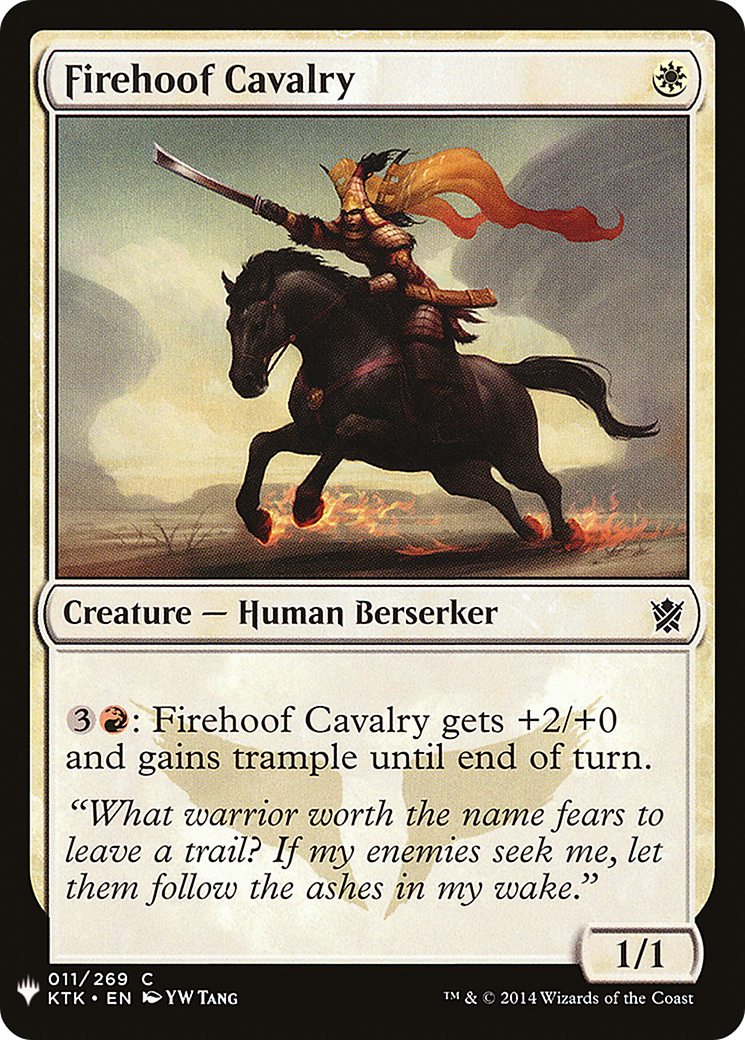 Firehoof Cavalry (LIST-011) - The List