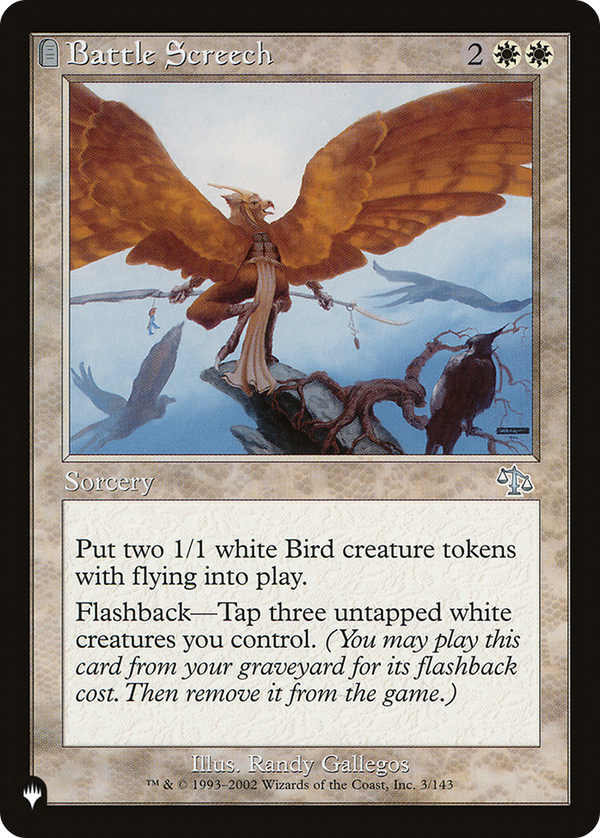 Battle Screech (LIST-3/143) - The List: (tombstone)