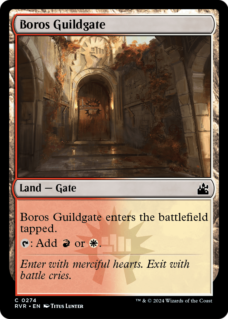Boros Guildgate (RVR-274) - Ravnica Remastered Foil