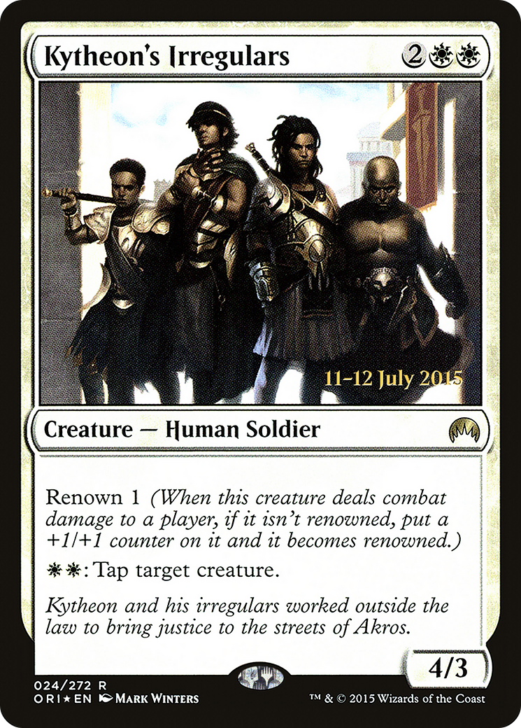 Kytheon's Irregulars (PRE-024) - Magic Origins Promos Foil