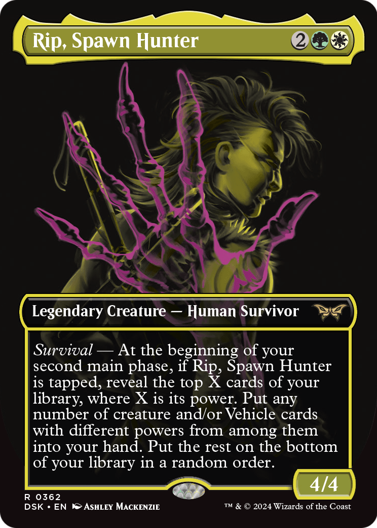 Rip, Spawn Hunter (Showcase) (DSK-362) - Duskmourn: House of Horror (Borderless)